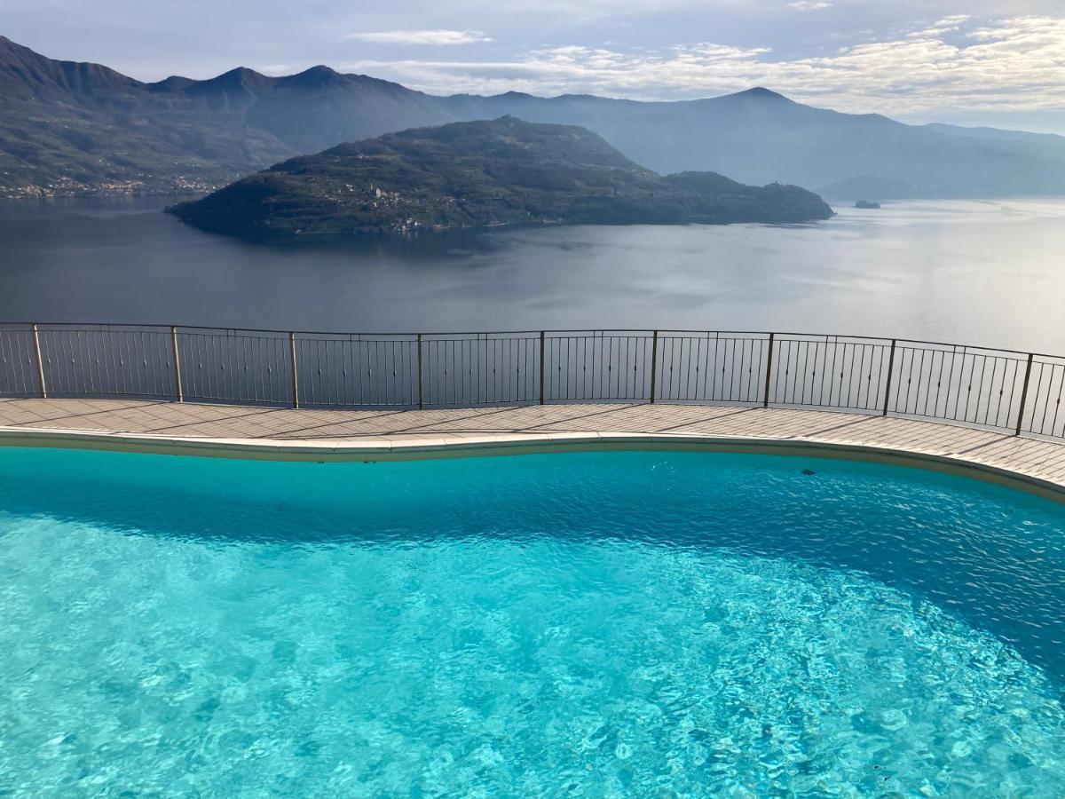 Appartamento Grande Terrazza Vista Lago Parzanica Buitenkant foto